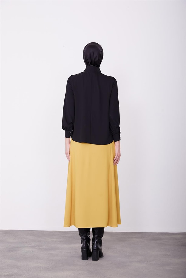 Armine Kapşonlu Bluz 23K3431 Siyah