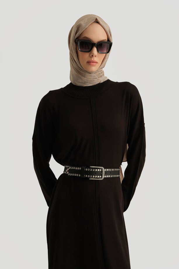 Armine Elbise 23KD4248 Siyah