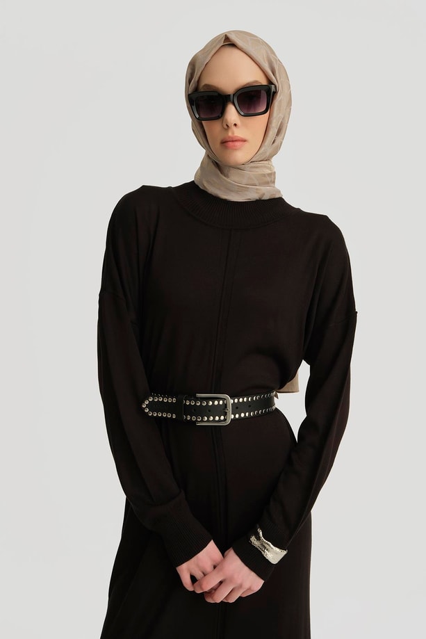 Armine Elbise 23KD4248 Siyah