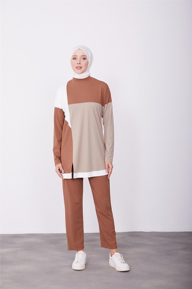 Armine Pantolonlu Takım 23KD4404 Camel
