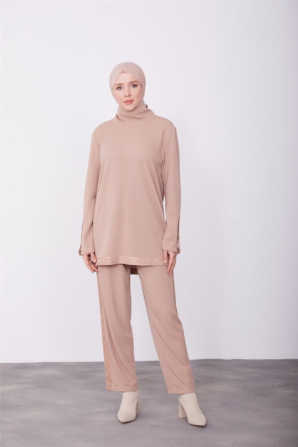 Armine Pantolonlu Takım 23KD4408 Bej