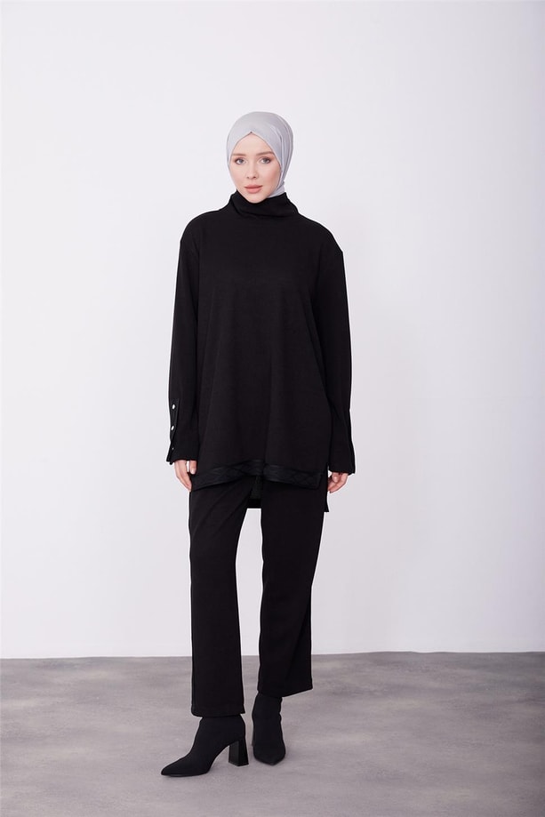 Armine Pantolonlu Takım 23KD4408 Siyah