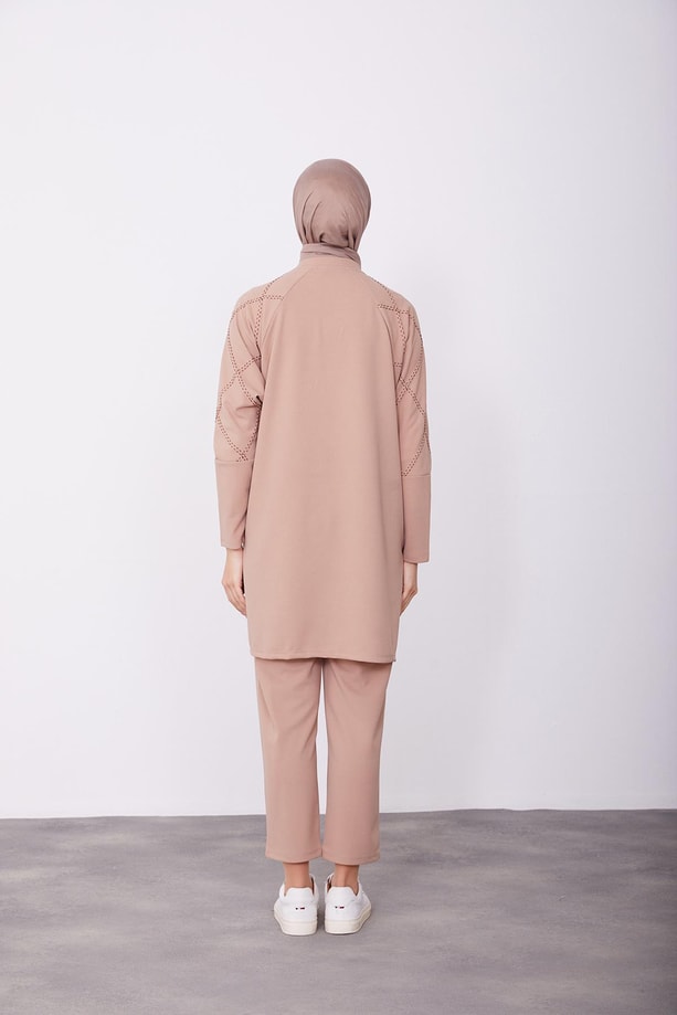 Armine Pantolonlu Takım 23KD4420 Bej