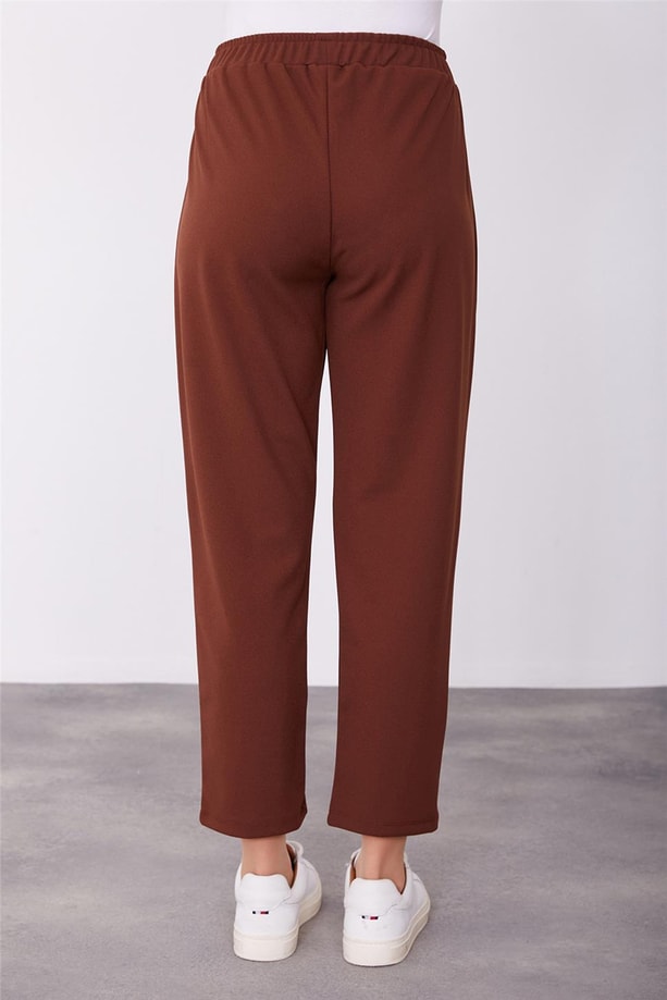 Armine Pantolonlu Takım 23KD4420 Kahverengi
