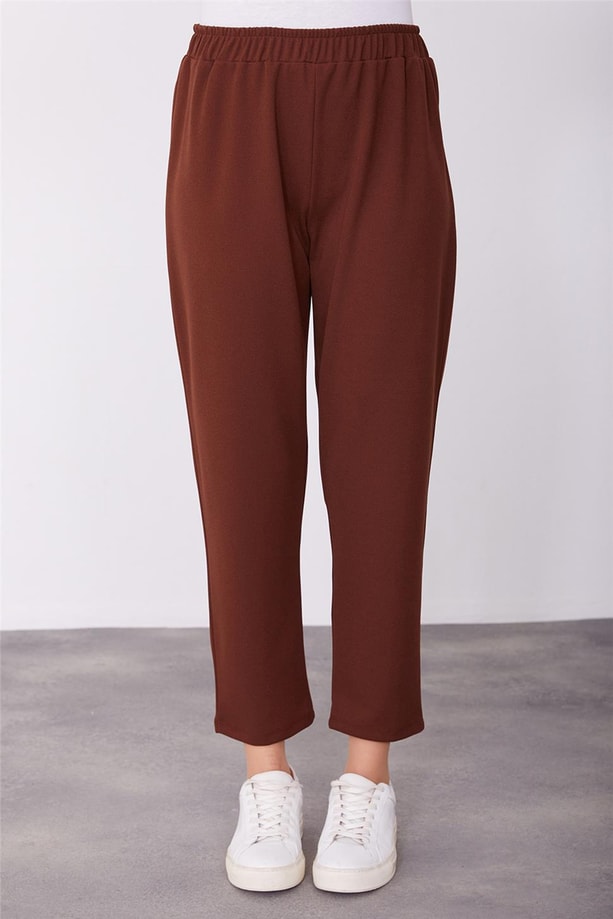 Armine Pantolonlu Takım 23KD4420 Kahverengi