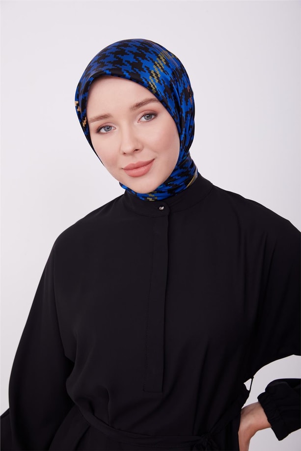 Lastikli kemerli tunik 23K4701 Siyah