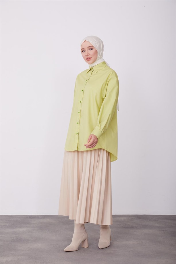  Armine Gömlek 23KD5005 Yeşil