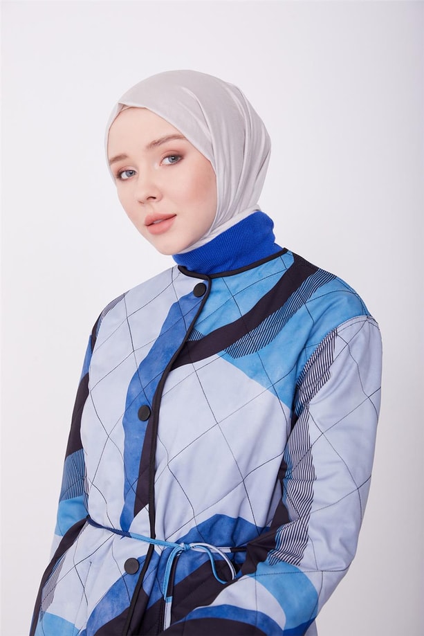 Armine Tahta Düğme Detaylı Giy Çık 23K5121 İndigo