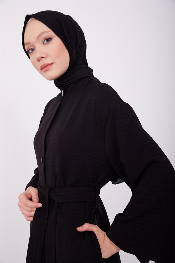 Armine Düğmeli Giy Çık 23K5317 Siyah