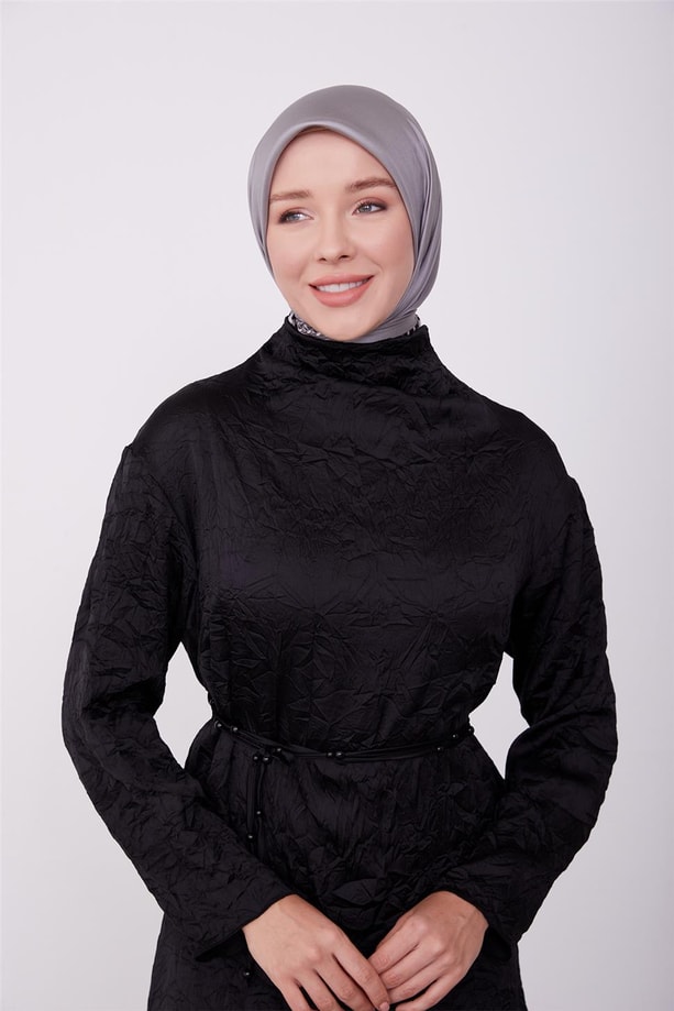 İnci kemerli krinkıl takım 23K6705 Siyah