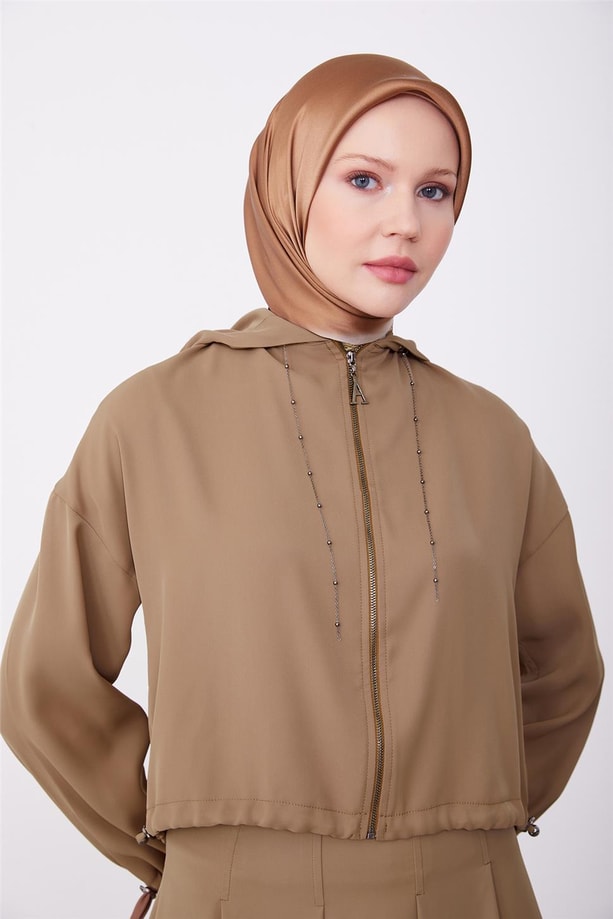Armine Beli Ve Kolu Daralabilen Takım 23K6709 Badem