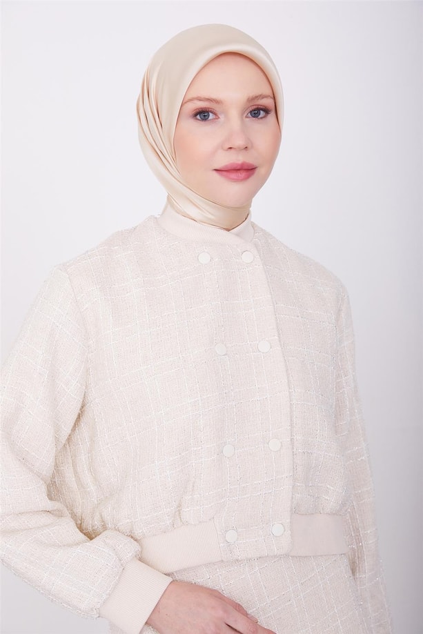 Armine Ribanalı Tüvit Takım 23K6732 Ekru