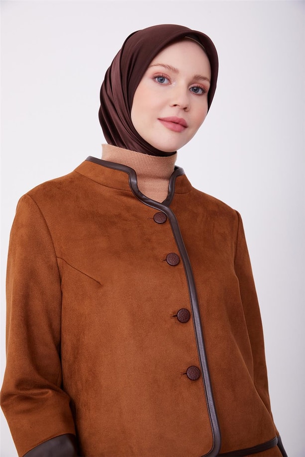 Armine Deri Garnili Takım 23K6738 Badem