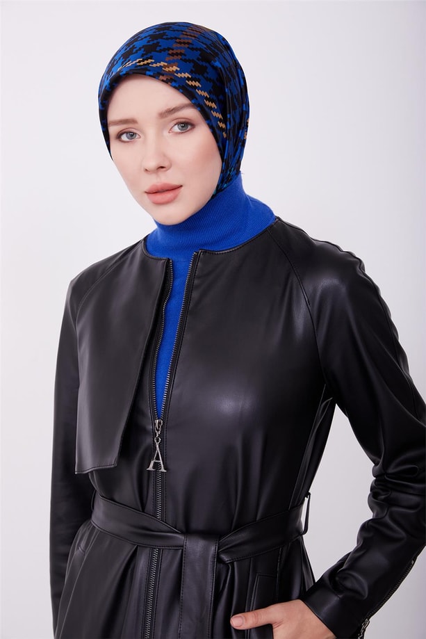 Armine Aller Detaylı Fermuarlı Deri Kap 23K7104 Siyah