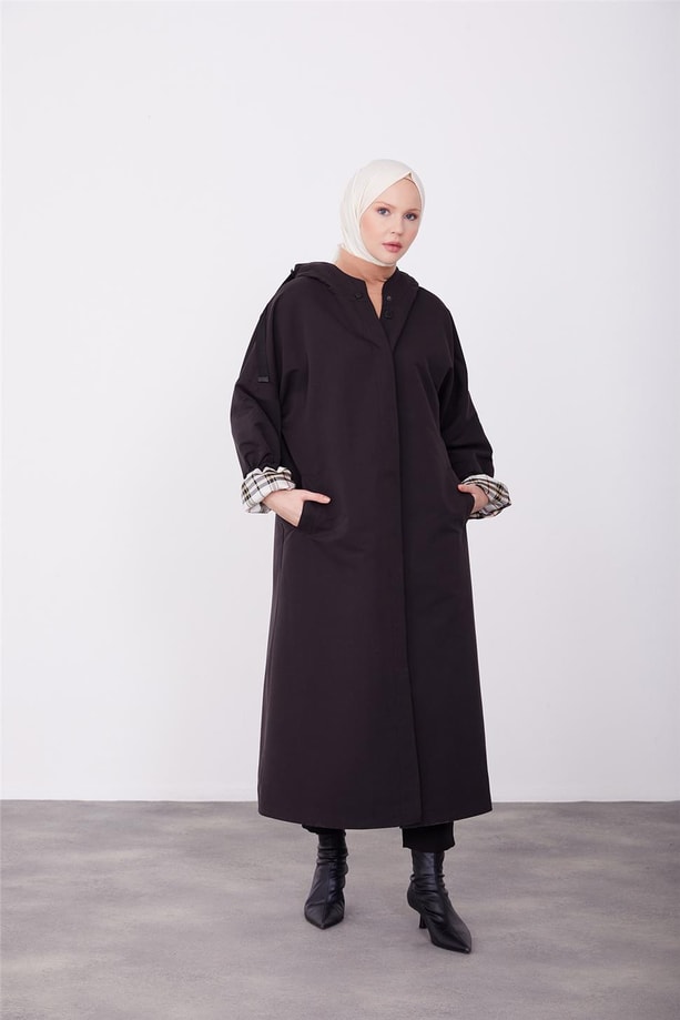 Armine Oversize Kap 23K7109 Siyah