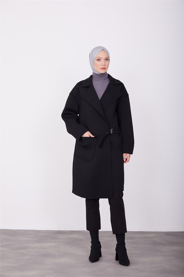 Cebi aksesuar detaylı tokalı kap 23K7127 Siyah