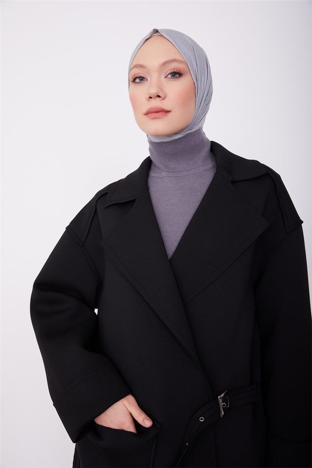 Cebi aksesuar detaylı tokalı kap 23K7127 Siyah