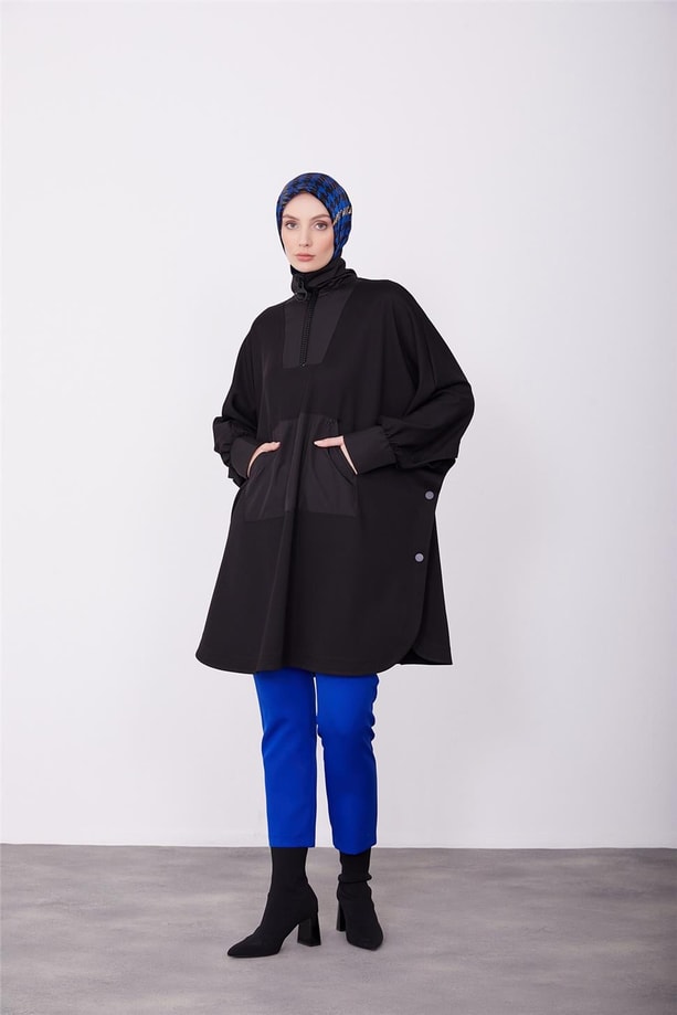 Armine Polo Yaka Panço 23K7301 Siyah