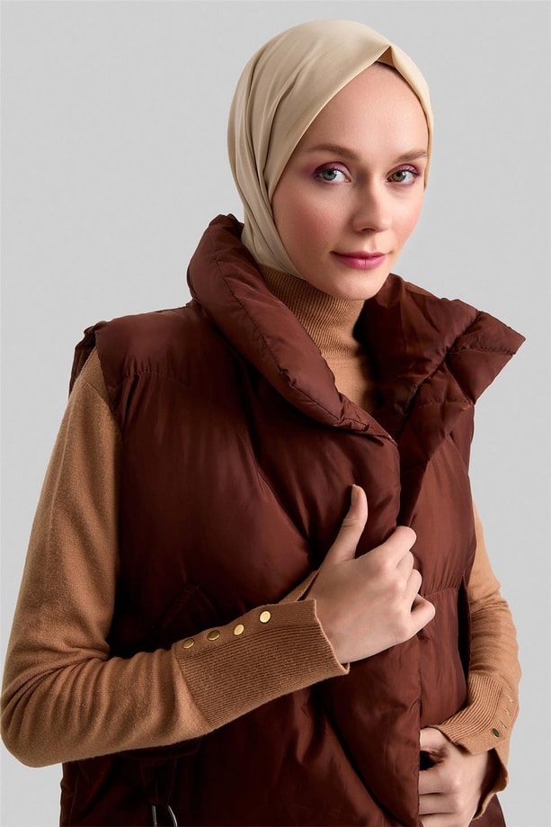 Armine Kapitone 23KD8304 Kahverengi