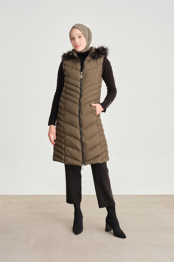 Armine Kapitone 23KD8305 Haki