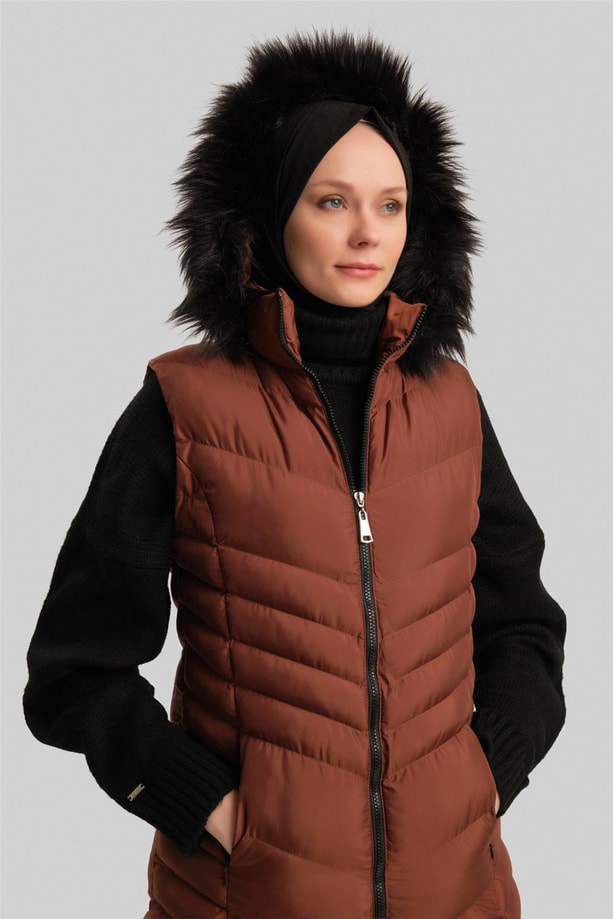 Armine Kapitone 23KD8305 Kahverengi