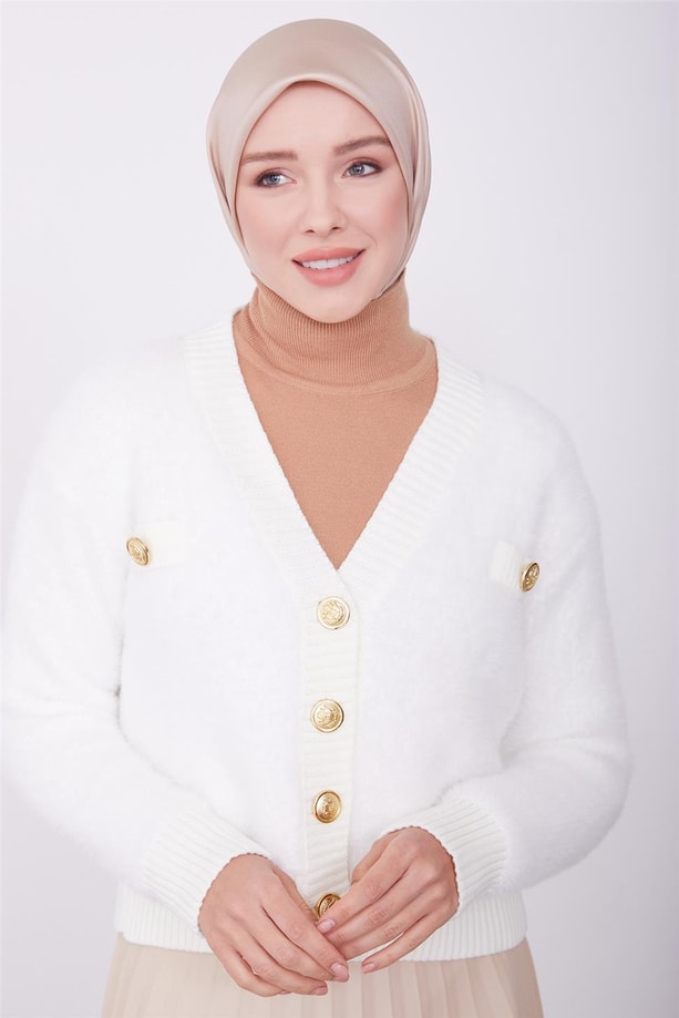 Armine Hırka 23Kd8313 Ekru