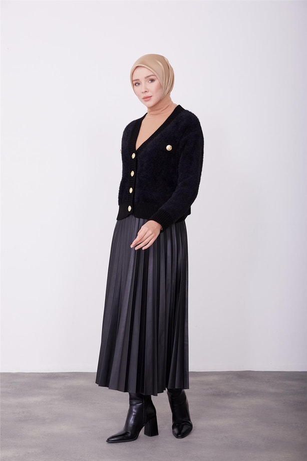 Armine Hırka 23Kd8313 Siyah
