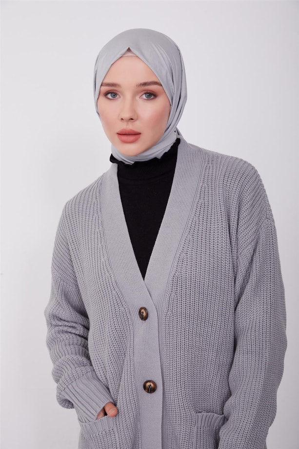 Armine Hırka 23KD8315 Gri