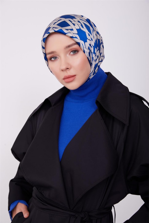 Armine oversize geniş yakalı pardesü 23K8503 Siyah