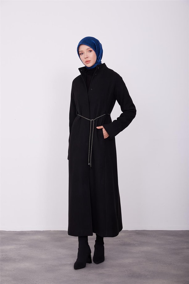 Armine Manto 23K8710 Siyah