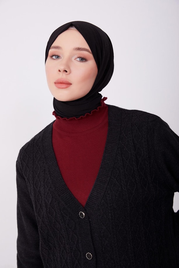 Armine Hırka 23KD9008 Siyah