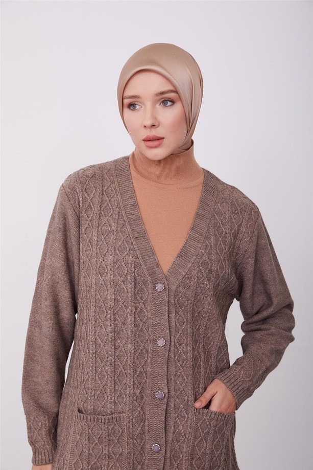 Armine Hırka 23KD9008 Vizon