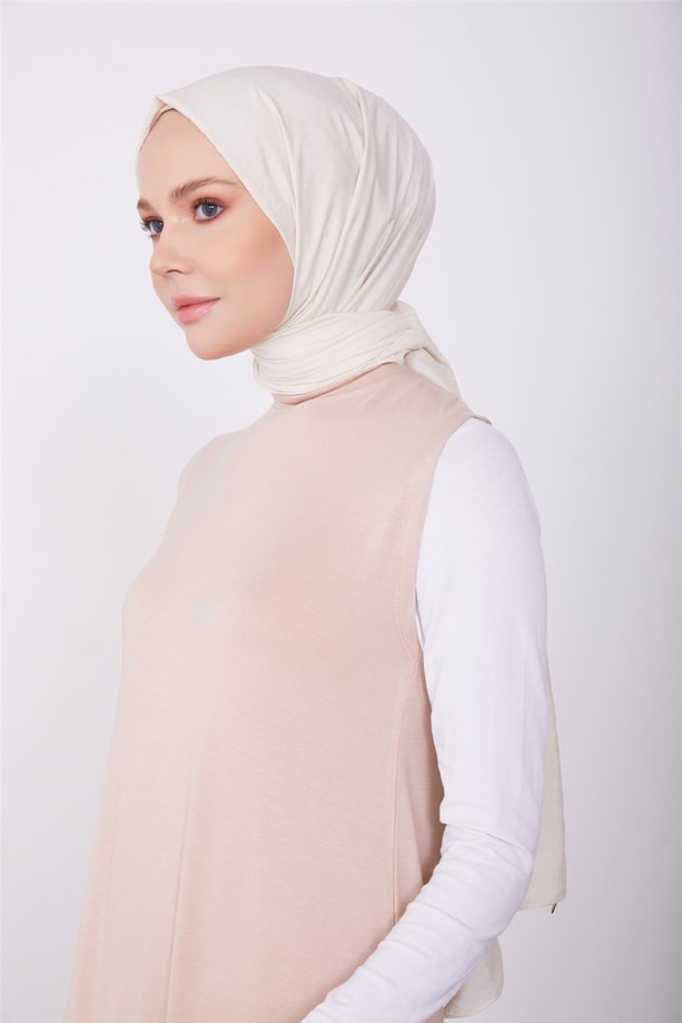 Armine Sıfır Kol İçlik Elbise 23KD9041 Bej