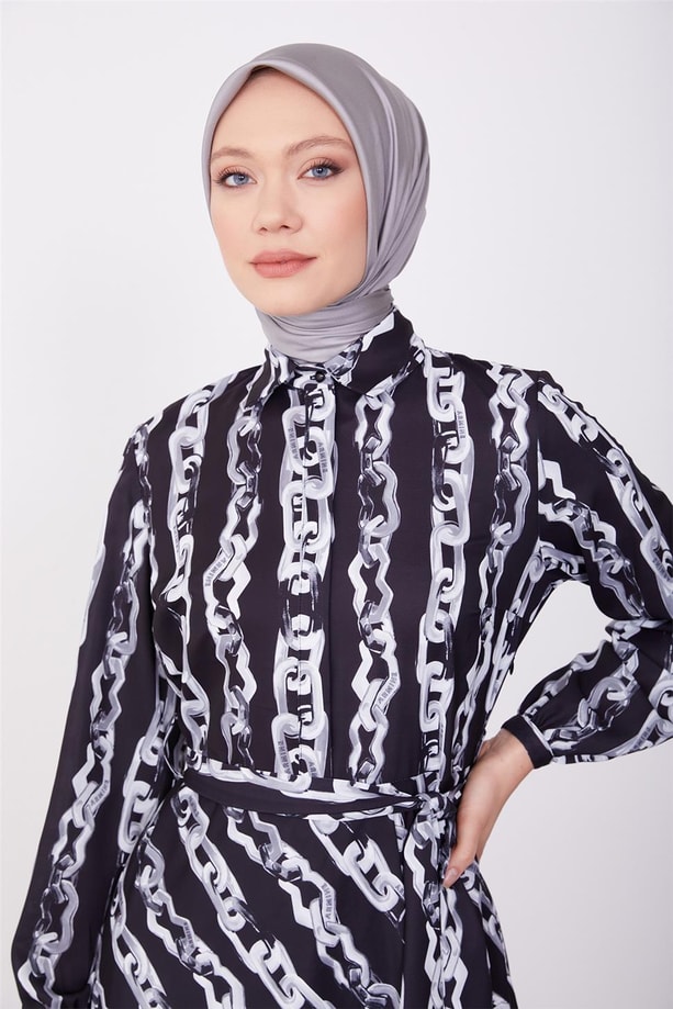 Armine Empirme Elbise 23K9708 Siyah