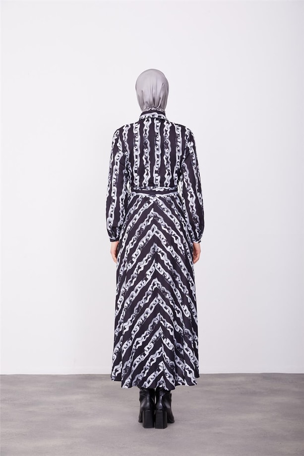 Armine Empirme Elbise 23K9708 Siyah