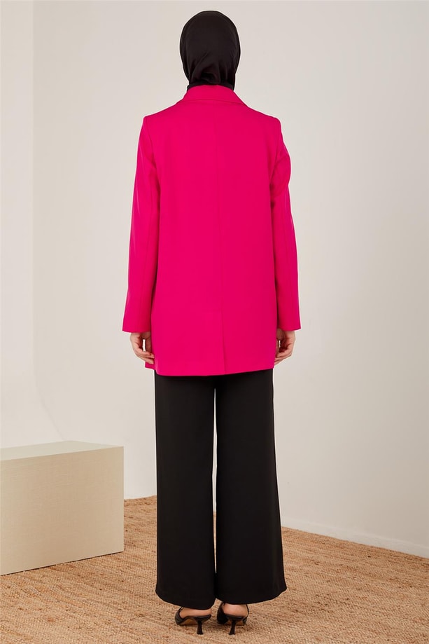Armine Blazer Ceket 23Y0005 Fuşya