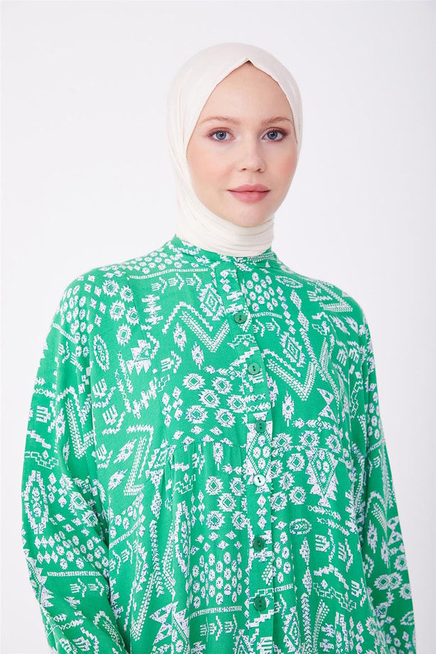 Armine Elbise 23YD2325 Yeşil