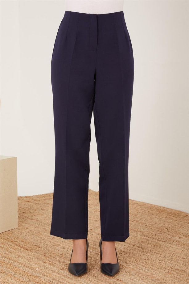 Armine Pensli Yüksek Bel Basic Pantolon 23Y2405 Lacivert