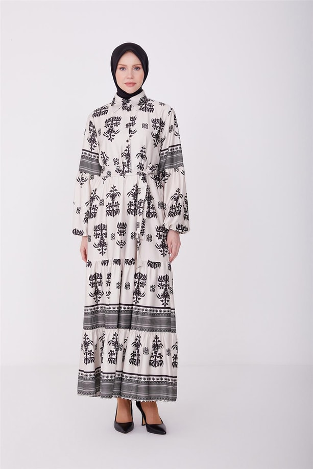 Armine Elbise 23YD2405 Siyah