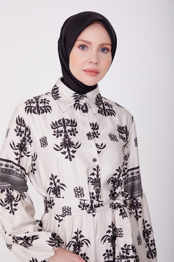 Armine Elbise 23YD2405 Siyah
