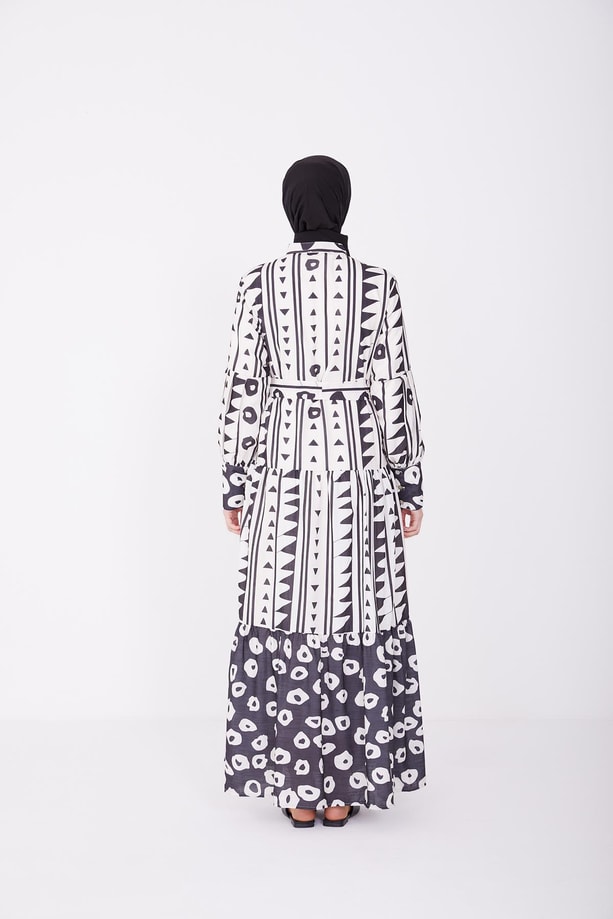 Armine Elbise 23YD2407 Siyah