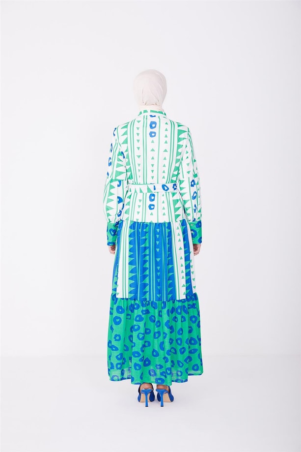 Armine Elbise 23YD2407 Yeşil