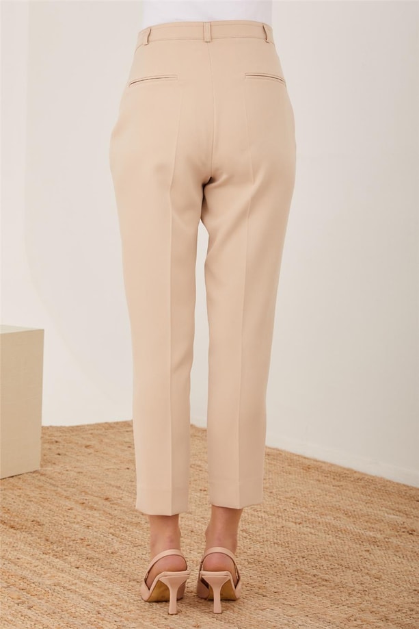 Armine Çift Filetolu Pantolon 23Y2435 Bej