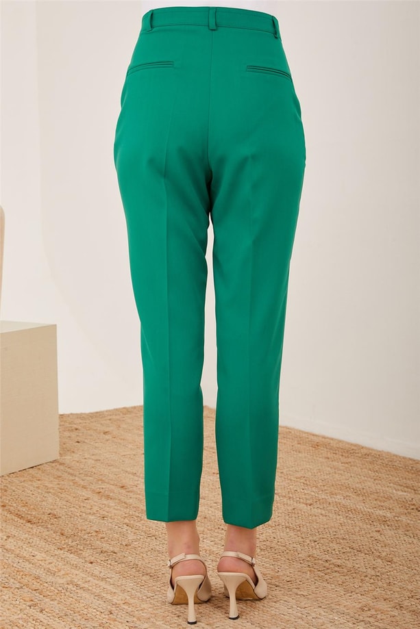 Armine Çift Filetolu Pantolon 23Y2435 Yeşil