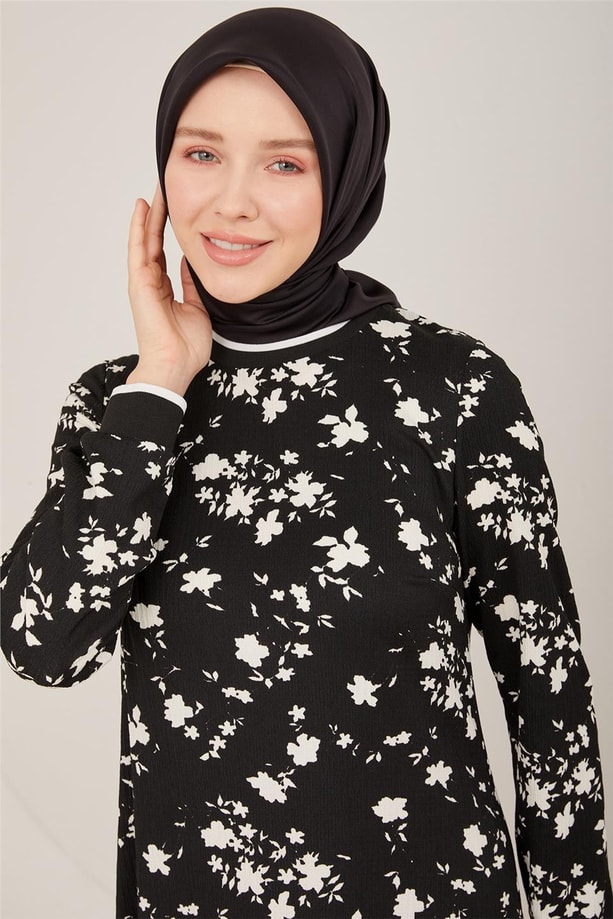 Armine Elbise 23YD2517 Siyah