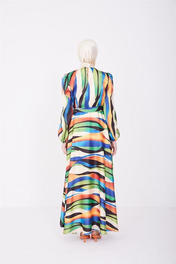 Armine Elbise 23Yd2524 Yeşil