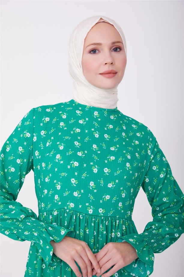 Armine Elbise 23YD2559 Yeşil