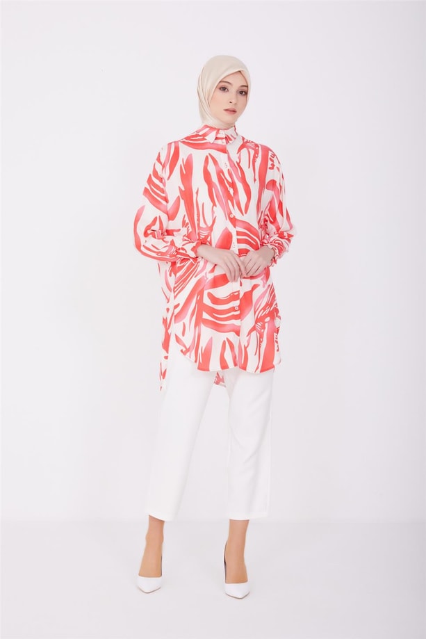 Armine Bluz 23Yd2565 Kırmızı