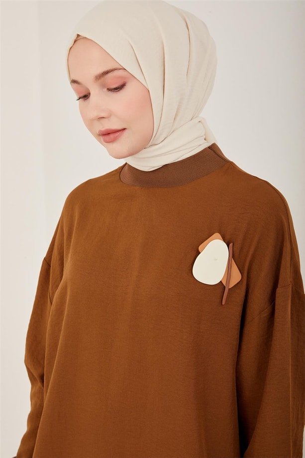 Armine Bluz 23Y3100 Toprak