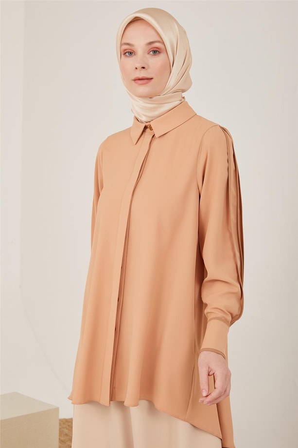 Armine Gömlek 23Y3101 Camel